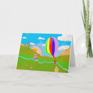 Cartão Para Cima E Para Fora