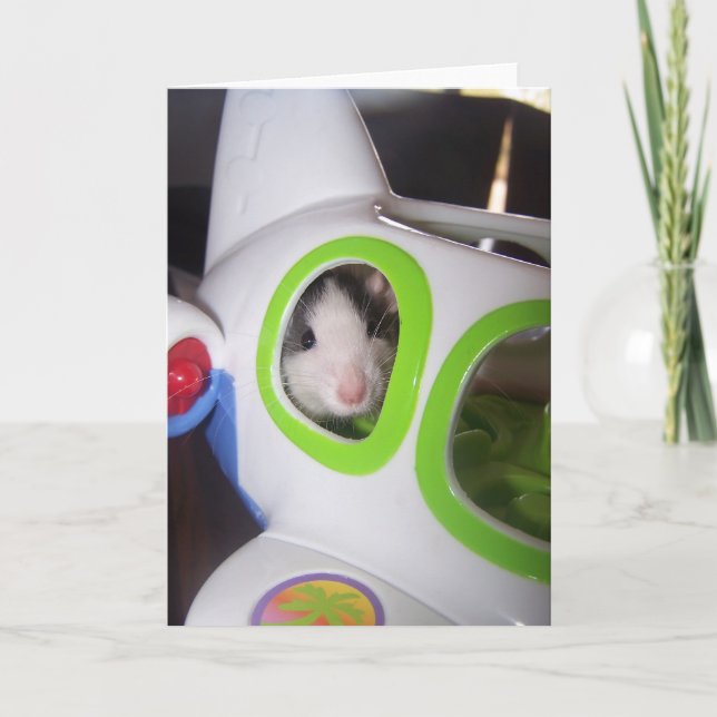 Cartão Para cima, para cima e para fora (Frente)