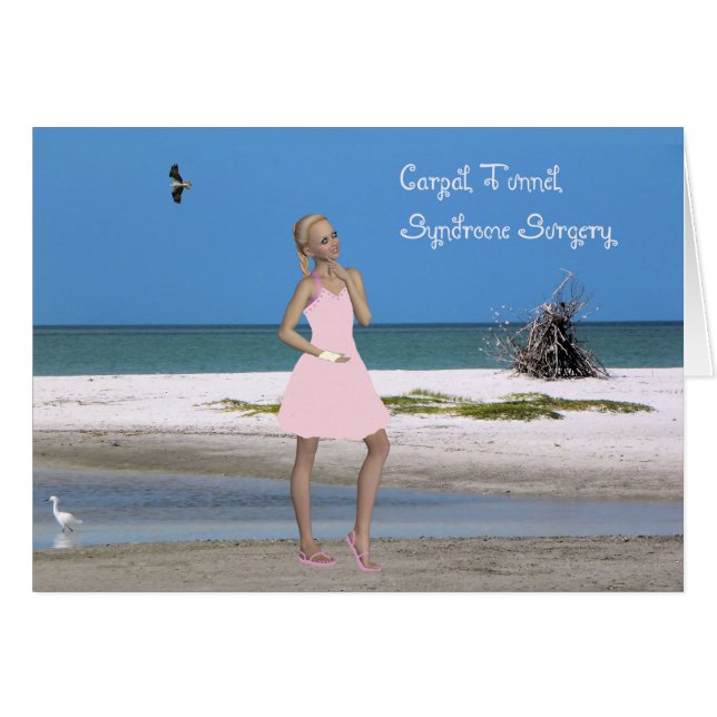 Cartão para Cirurgia da Síndrome do Túnel Carpal (Frente Horizontal)