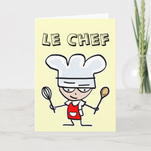 Cartão para cozinheiros