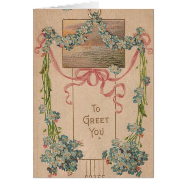 Cartão Para cumprimentá-lo (Frente)