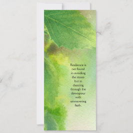 Cartão para encorajamento e inspiração.