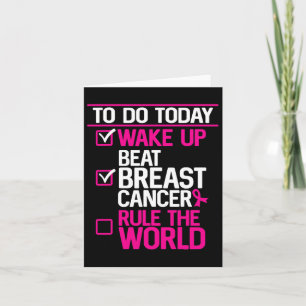 Cartão Para Fazer Hoje O Cancer Da Mama O Mundo Rosa
