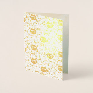 Cartão para gatos malvados