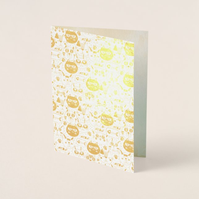 Cartão para gatos malvados (Frente)