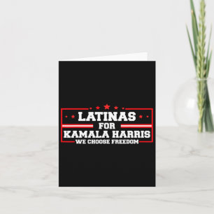 Cartão Para Kamala Harris 2024 Escolhemos a Liberdade 2