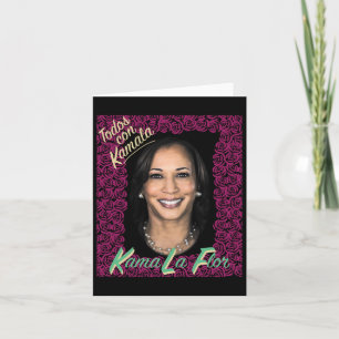 Cartão Para Kamala Harris 2024 Kamala Harris Para Pr
