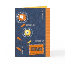Para Marido em Dia de os pais. Denim Pattern
