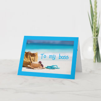 CARTÃO **PARA MEU CHEFE** VOCÊ MERECE UM "ANIVERSÁRIO DE
