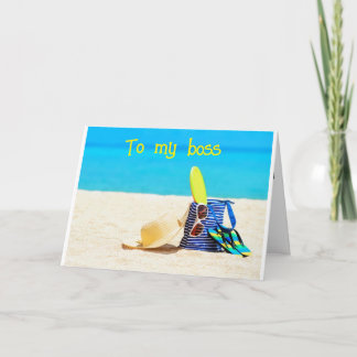 CARTÃO **PARA MEU CHEFE** VOCÊ MERECE UM "ANIVERSÁRIO DE