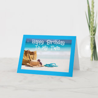 CARTÃO **PARA MEU GÊMEO** VOCÊ MERECE UM "GRANDE ANIVERSÁ