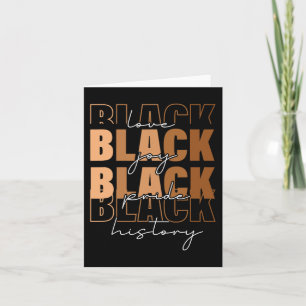 Cartão Para mulheres negras História negra