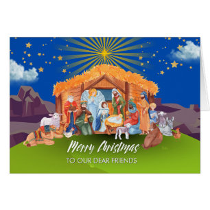 Cartão Para Nossos Caros Amigos Natal Natividade Isaiah 9