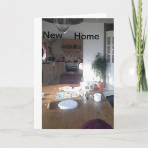 Cartão para novos proprietários.