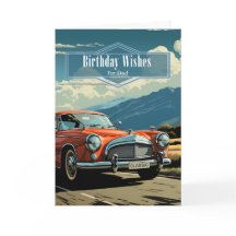 para o aniversário do papai Carro Clássico em esti