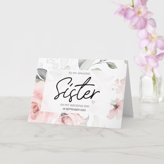 Cartão Para O Casamento Da Minha Irmã Obrigado Do Noivo D (Orquídea)