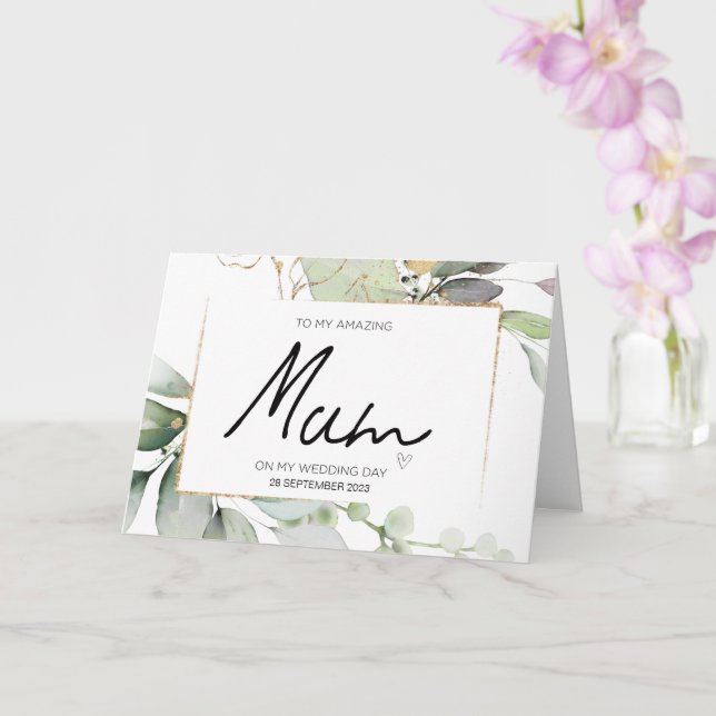 Cartão Para O Casamento Da Minha Mãe, Obrigado Por Brides (Orquídea)