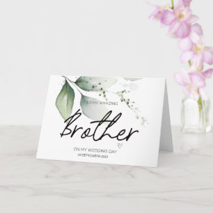 Cartão Para O Casamento Do Meu Irmão Obrigado Do Noivo C