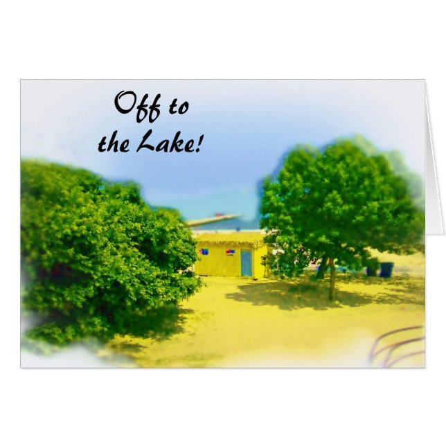 Cartão Para o Lakeshore! (Frente Horizontal)