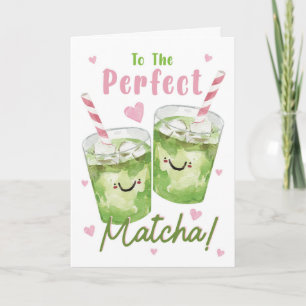 Cartão Para o Matcha Perfeito – Amor por Matcha Fofo