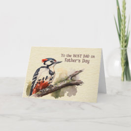 Cartão Para o MELHOR PAI do Dia de os pais