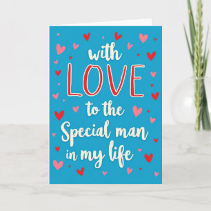 Cartão Para o Meu Homem Especial Com Amor