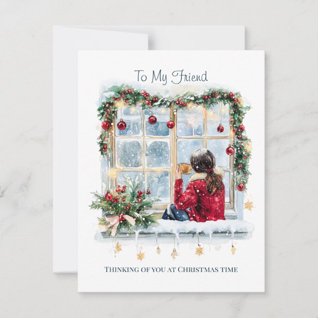 Cartão Para o meu Natal Amigo (Frente)