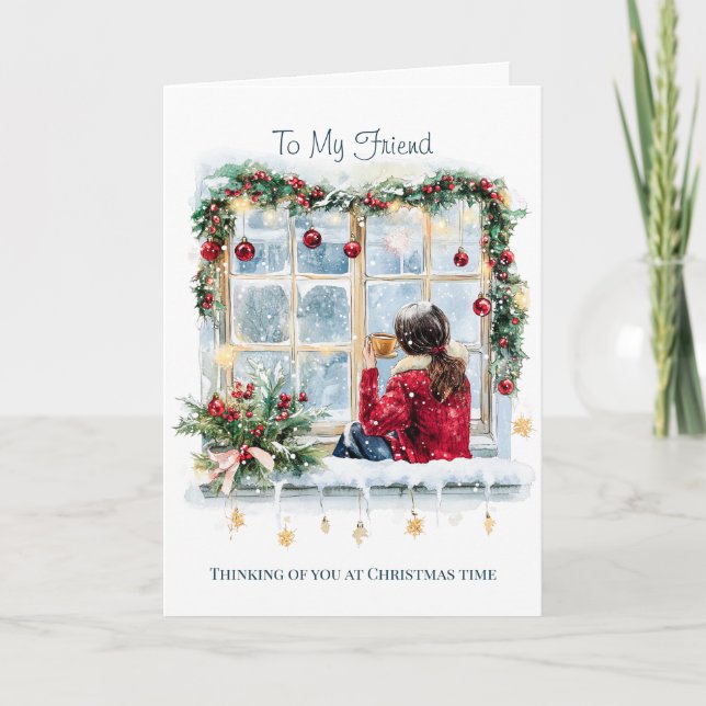 Cartão Para o meu Natal Amigo (Frente)