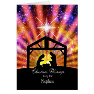 Cartão Para o meu sobrinho, Natal ensolarado