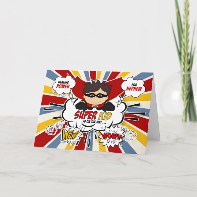 Cartão Para o sobrinho, obtenha o livro de histórias em q (Frente)