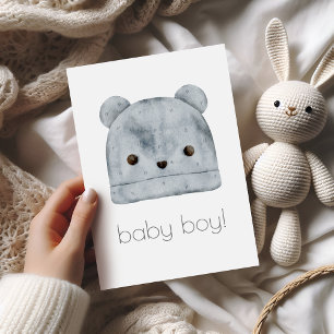 Cartão para Parabéns Boho Baby Boy