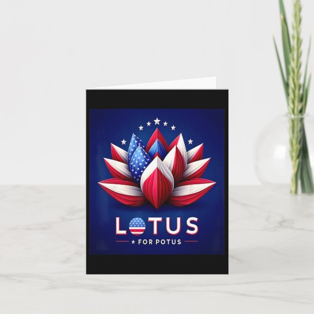 Cartão Para Potus Kamala Harris Para Presidente 2024 1  (Frente)