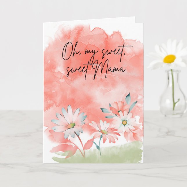 cartão para qualquer ocasião para Mãe, Mamãe, Madr (Planta pequena)