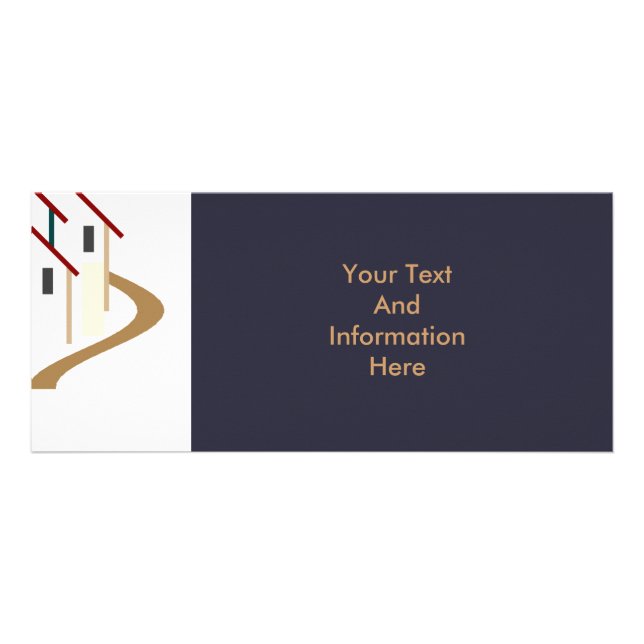 Cartão para rack imobiliário (Frente)