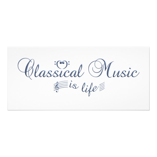 Cartão para rack Música Clássica (Frente)