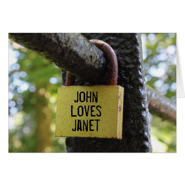 Cartão Para sempre (Frente Horizontal)