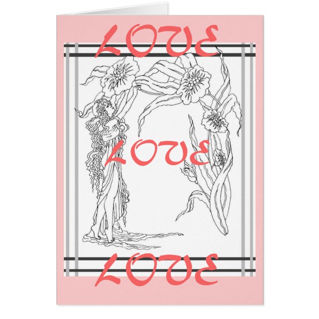 Cartão Para sempre amor (Frente)