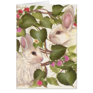 Cartão Para sempre coelhos
