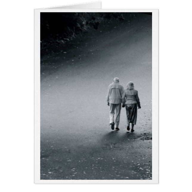 Cartão Para sempre e nunca (Frente)