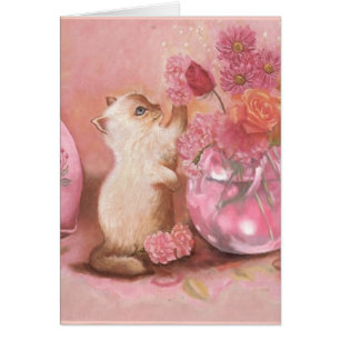 Cartão Para sempre gatinho