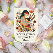 Para Sempre Grata Mãe Amor Floral Filha