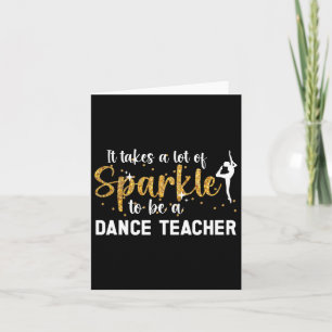 Cartão Para Ser Um Professor De Dança Instrutor De Dança