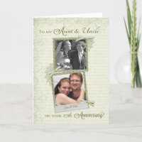 Para Tia e Tio no _º Aniversário - Personalizado A