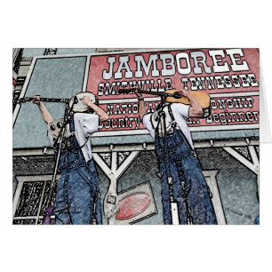 Cartão Para trás Bluegrass