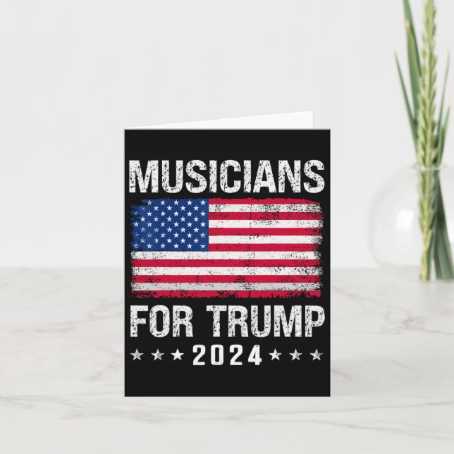 Cartão Para Trump 2024 (Frente)