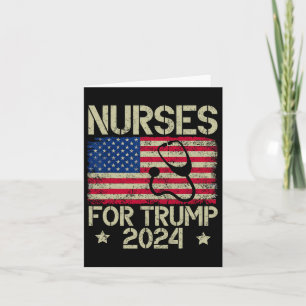 Cartão Para Trump 2024 American Flag Trump Usa Flag
