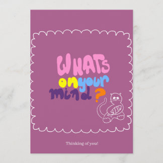 Cartão para um amigo