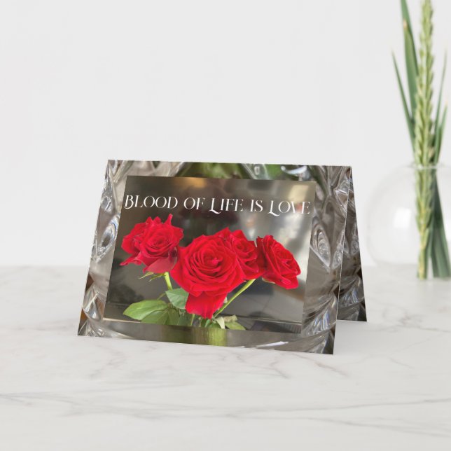 cartão para um ente ou noivado casamento (Frente)