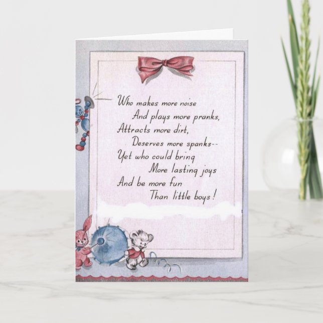 Cartão Parabéns! (Frente)