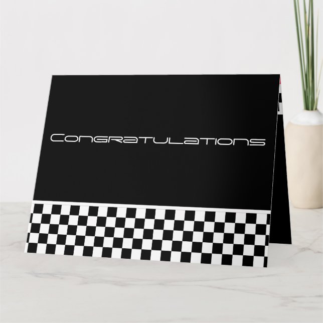 Cartão Parabéns A Faixa De Vitória Te Encaixe (Frente)